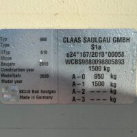 2020 CLAAS LINER 2900 (11009398) - Image 6