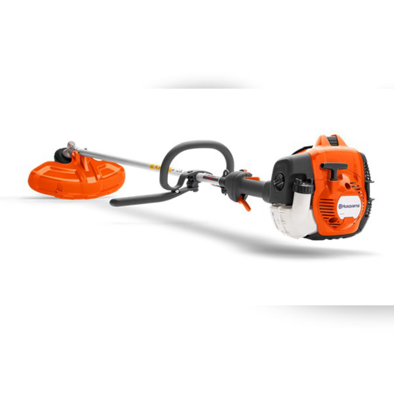 Husqvarna 525RJX petrol brushcutter with J-handle and Smart Start®, ideal for light brush clearing and trimming.