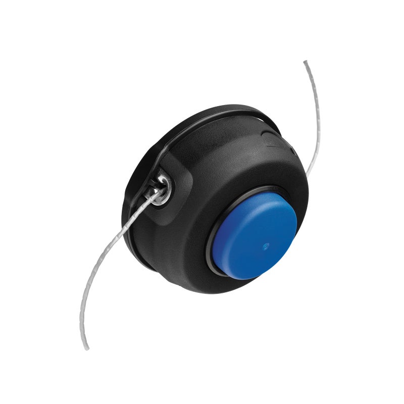 Husqvarna T25 trimmer head semi-automatic Tap-n-Go feed system, black body with 3/8″ thread.
