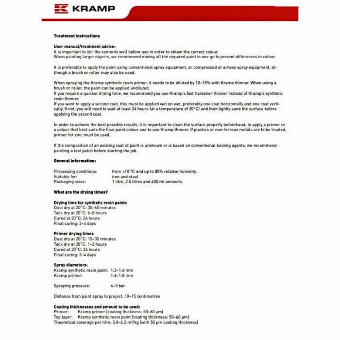 Kramp Yellow Primer Aerosol 400ml - Image 4