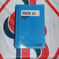 Genuine Original ROADLESS 94T Operators Manual