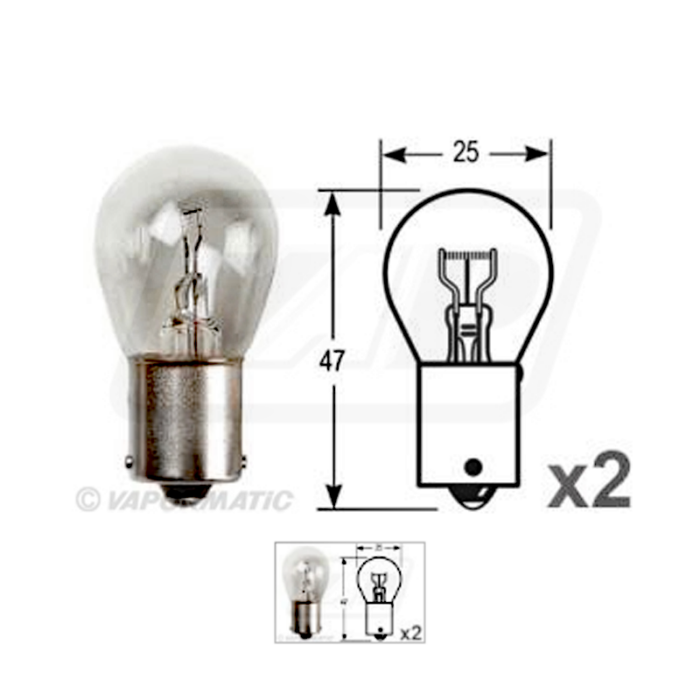 Vapormatic 12V 21W Bulb VLC0382