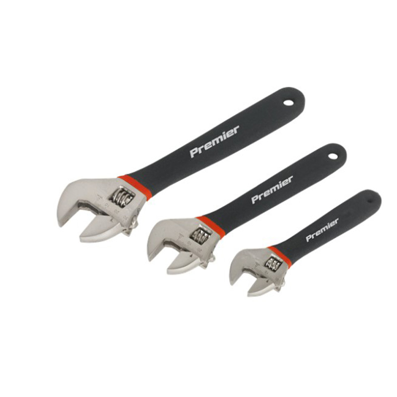 Sealey Premier Adjustable Ni-Fe Finish Wrench Set 3pc.