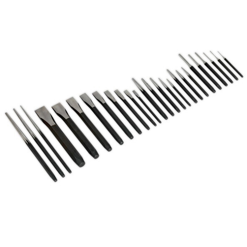 Sealey Premier Punch & Chisel Set 26pc