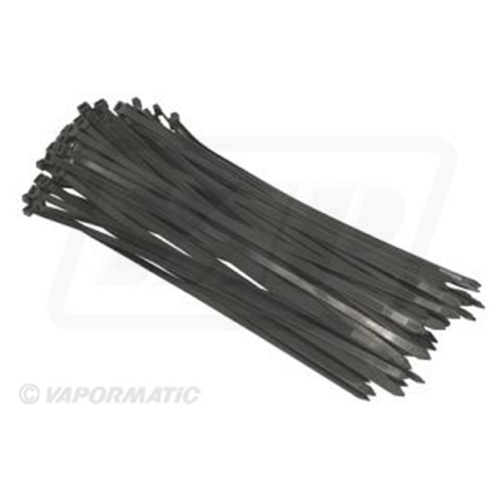 Nylon 6-6 Non-Releasable Cable Ties - 4.8mm x 370mm