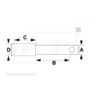 Vapormatic Linkage Pin Cat 1 VLK5437 - Image 2