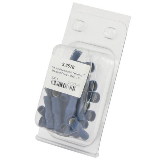 Sparex Pre Insulated Blue Male Bullet Terminal 5.0mm