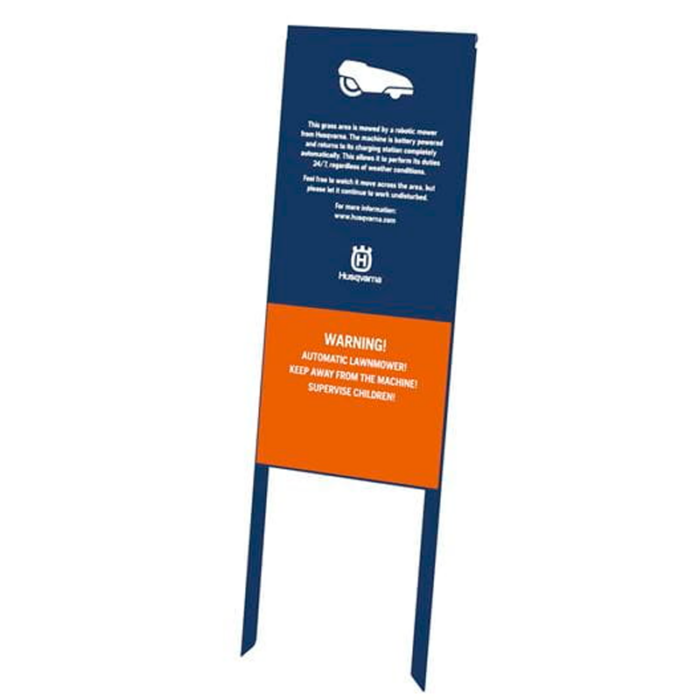 Husqvarna Automower Warning Sign