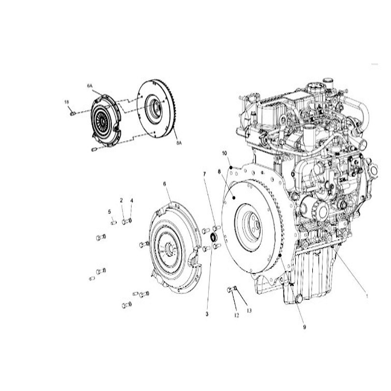 Solis Single Clutch Assembly New (10052693AE)