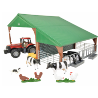 Britains Farm Building Set With Case Tractor