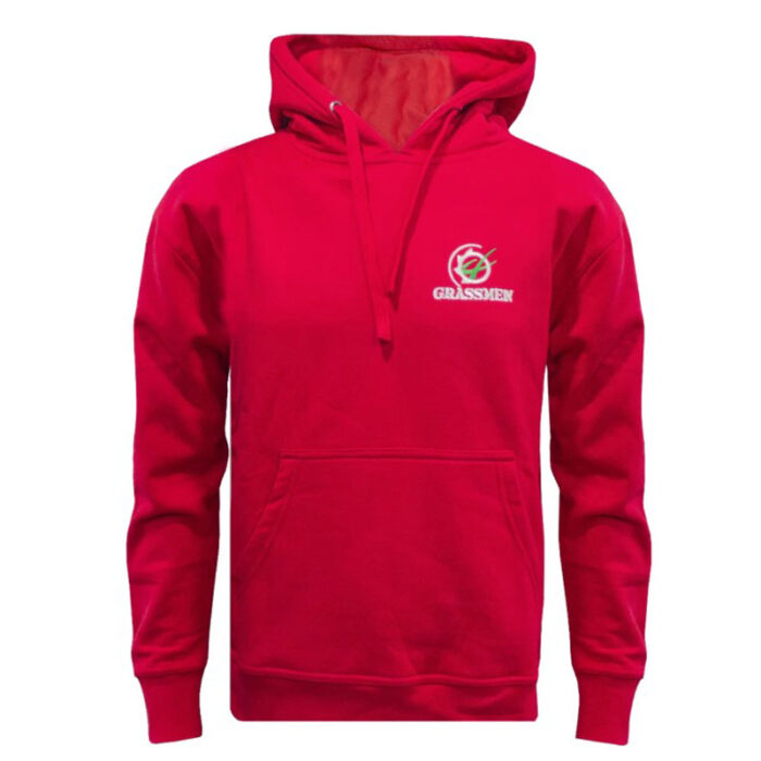 Grassmen Hoodie Red "Now Were Talking"- M/Unisex #MENTALHEALTH