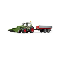 Bruder Fendt Vario 211 with Front Loader & Tipping Trailer