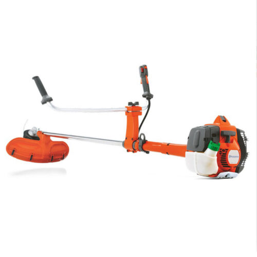 Husqvarna 535RXT petrol brushcutter with X-Torq® engine and adjustable handle, designed for professional vegetation clearing.