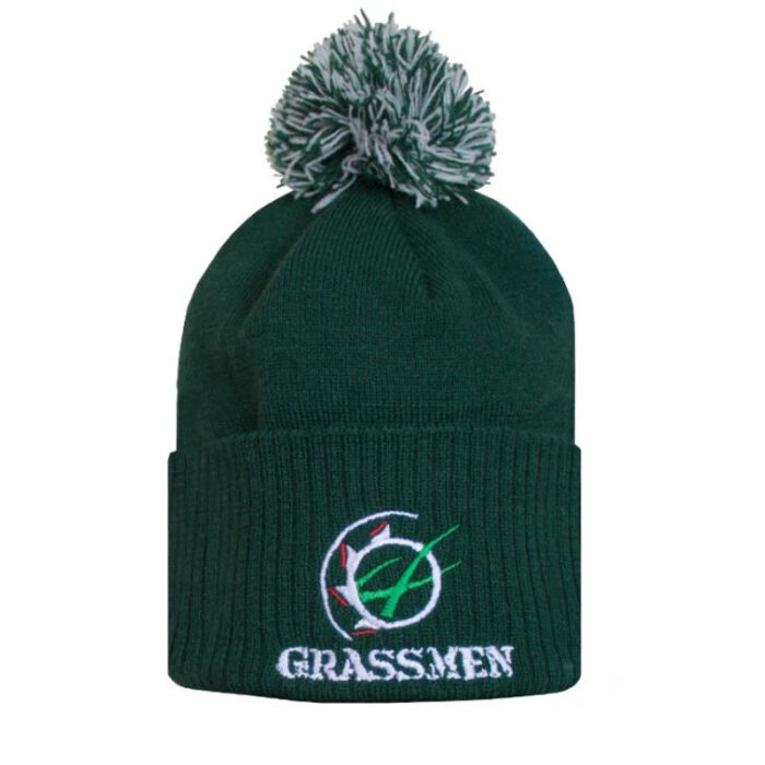 Grassmen Green Bobble Hat