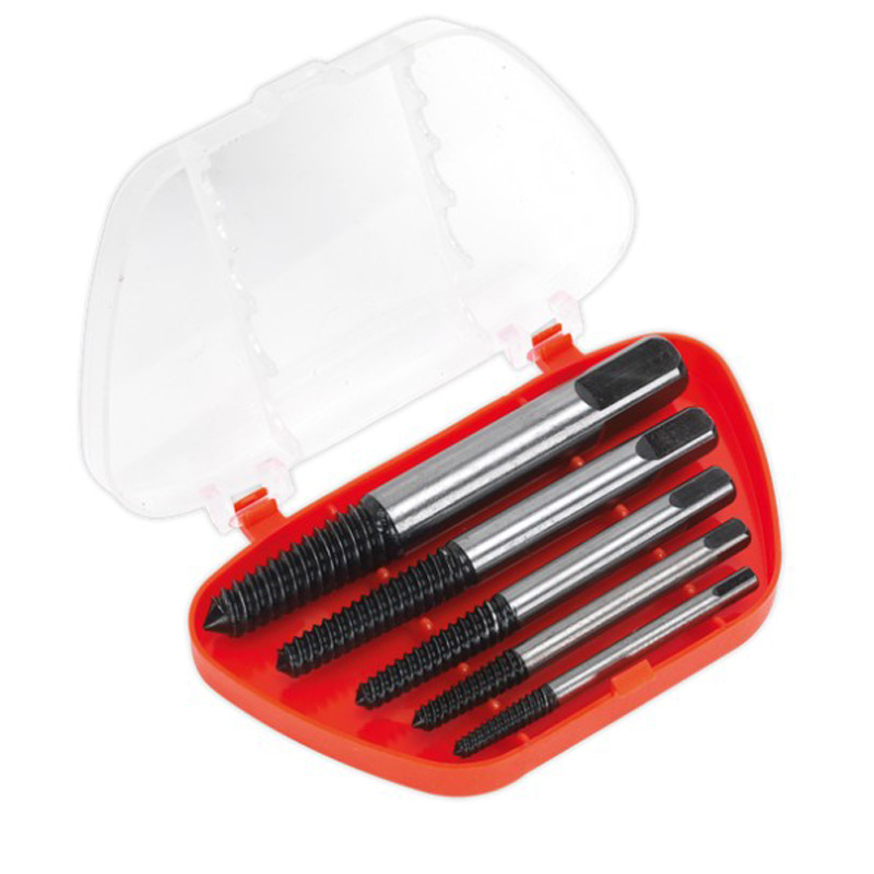 AK722 Helix Type Screw Extractor Set 5pc