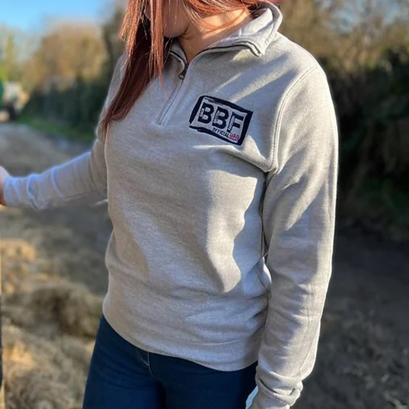 BBF Back British Farming Quarter Zip Sweatshirt