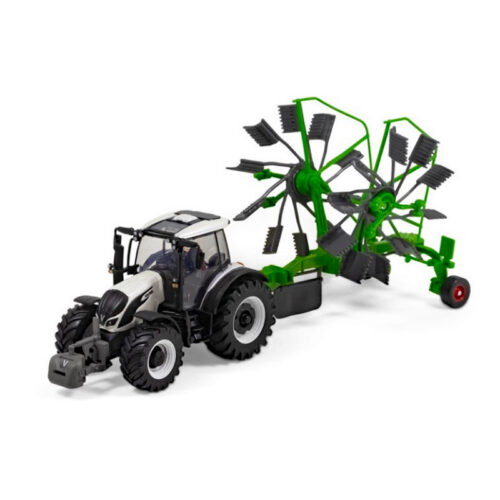 Bburago Valtra M2Q Tractor with whirl rake