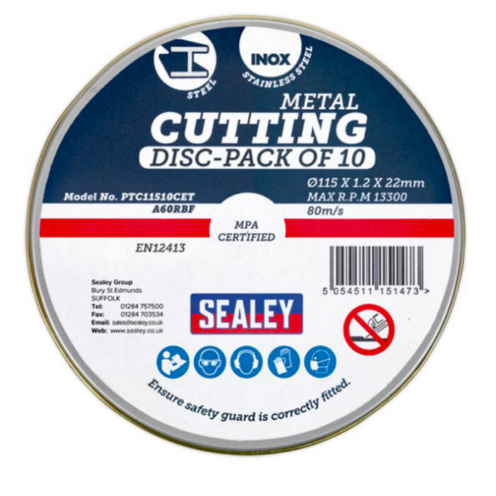 Sealey Cutting Disc 115mm