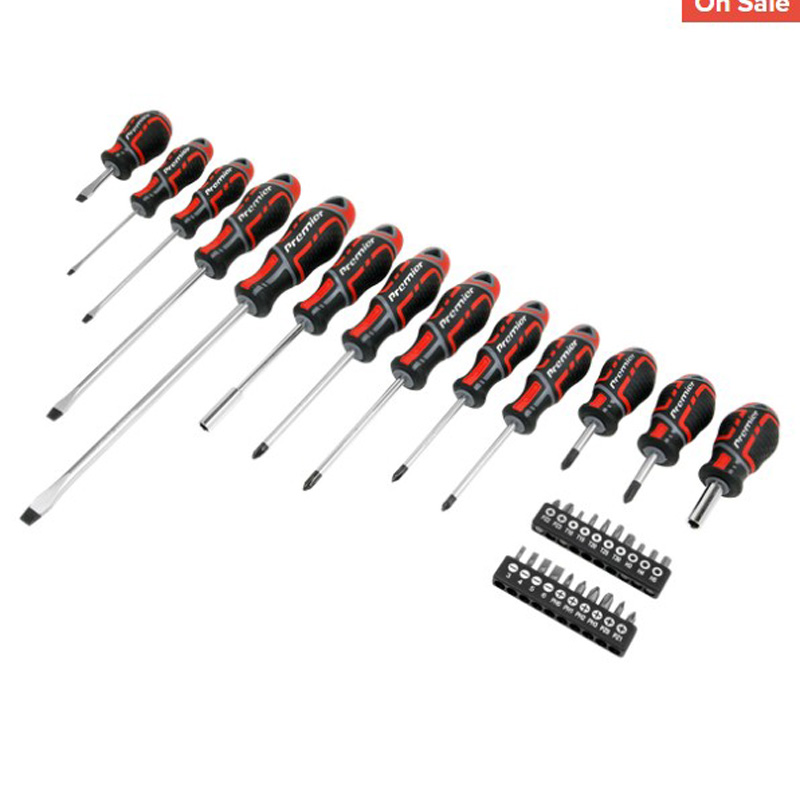 Premier GripMAX Screwdriver & Bit Set 33pc
