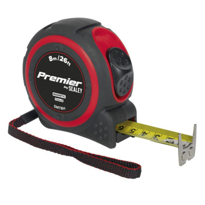 Premier Heavy-Duty Tape Measure 8m(26ft)