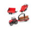 Burago Massey Ferguson 8740S & 3 Trailers