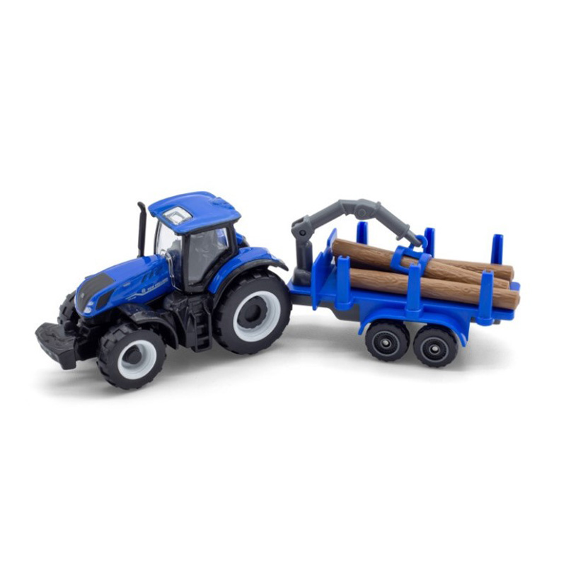 Maisto Mini Working Machines New Holland Tractor with Trailer