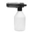 Husqvarna FS300 foam sprayer attachment for pressure washers, showing compact black spray bottle with dosage-control dial and foam nozzle.