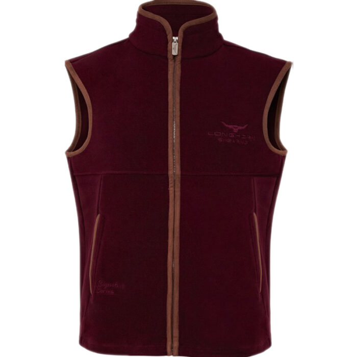 Longhorn Gilet Rutland/Burgundy XL