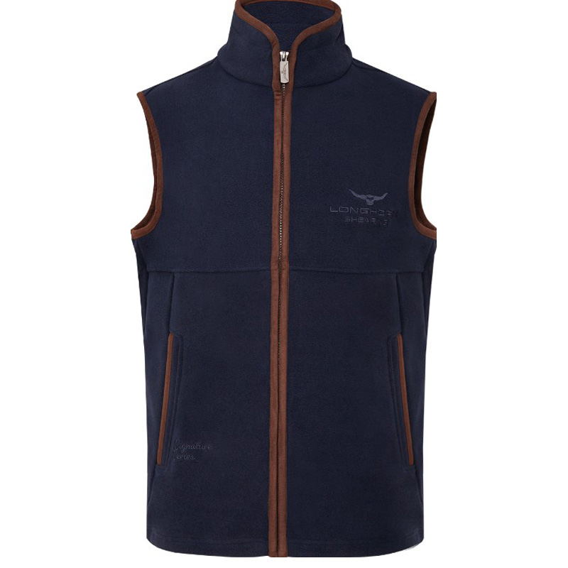 Longhorn Gilet Oxford Blue.jpg