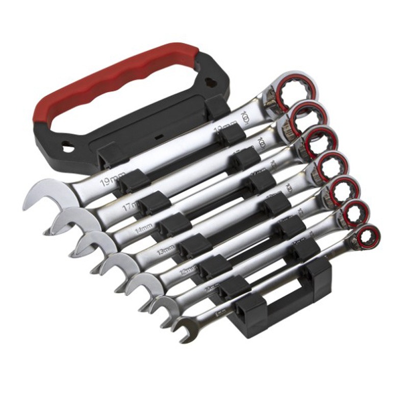 Sealey Premier Platinum 7pc Reversible Ratchet Spanner Set