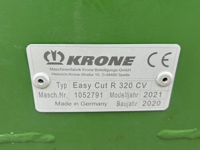 2021 KRONE EASY CUT R320 CV - Image 7