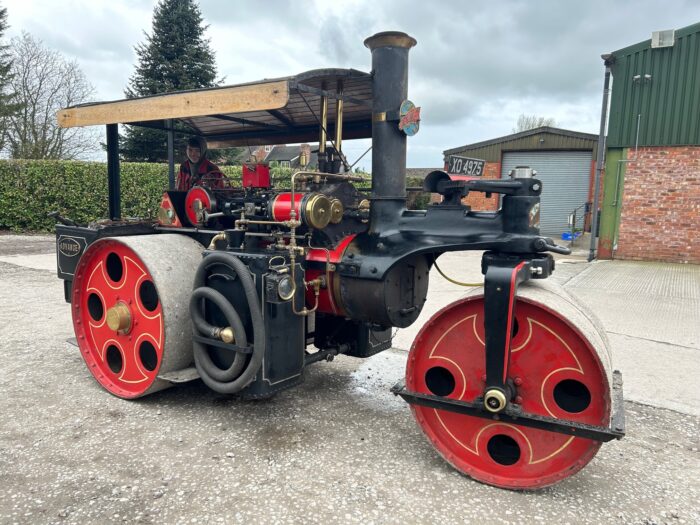 1923 WALLIS & STEEVENS ADVANCE 6 TONNE STEAM ROLLER - Image 4