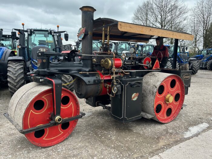 1923 WALLIS & STEEVENS ADVANCE 6 TONNE STEAM ROLLER - Image 5