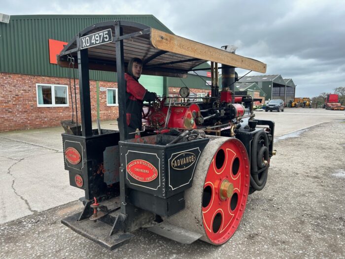 1923 WALLIS & STEEVENS ADVANCE 6 TONNE STEAM ROLLER - Image 6
