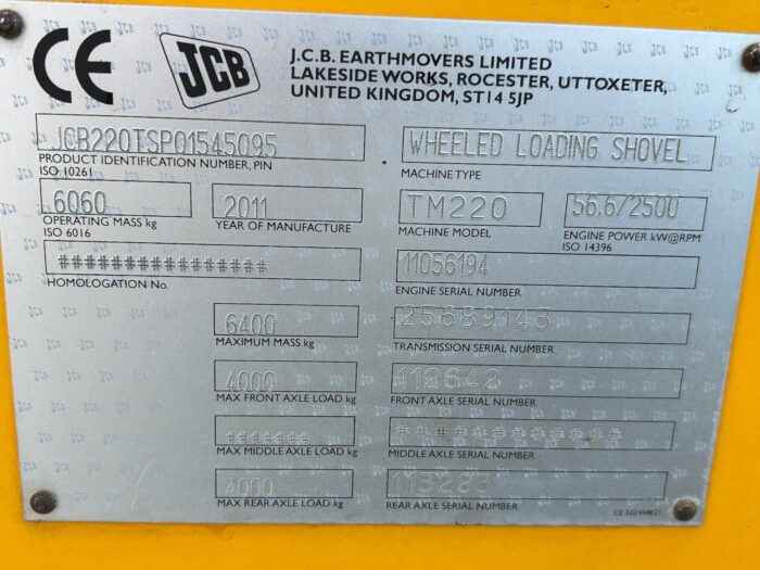 2011 JCB TM220 AGRI - Image 5