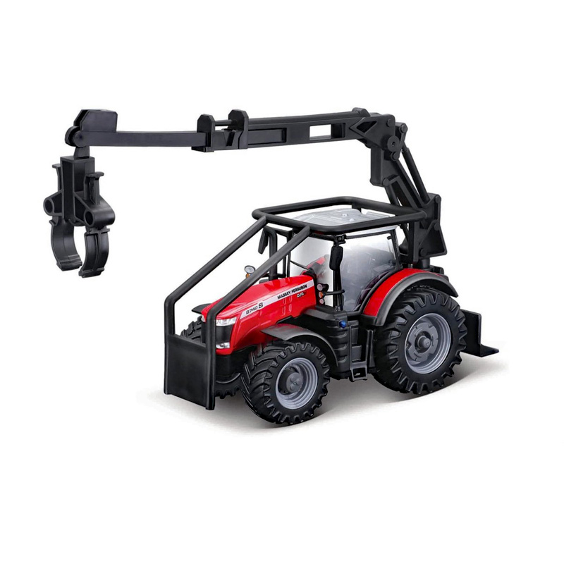 Bburago Massey Ferguson 8750S with Log Loader