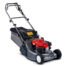 Honda HRD536QX professional petrol lawnmower with 53cm deck and rear roller.