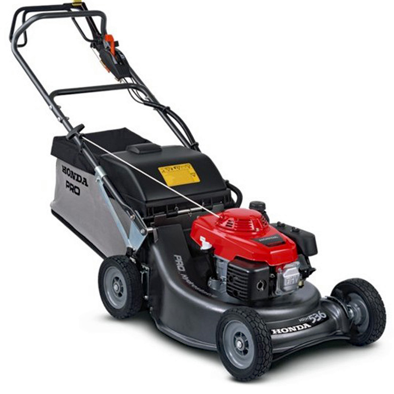Honda HRH536HX professional petrol lawnmower with 53cm aluminium deck and hydrostatic drive