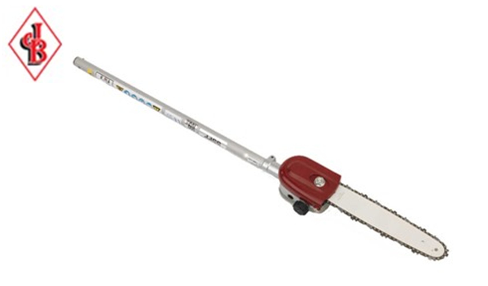 Honda SSPP Pole Pruner Attachment with 12-inch cutting bar, designed for high-reach pruning.