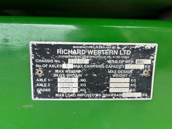 2019 RICHARD WESTERN SWT 18 - Image 6