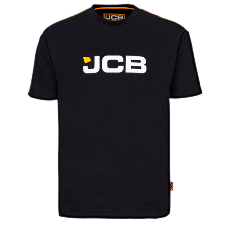 JCB Striped T-Shirt – Black